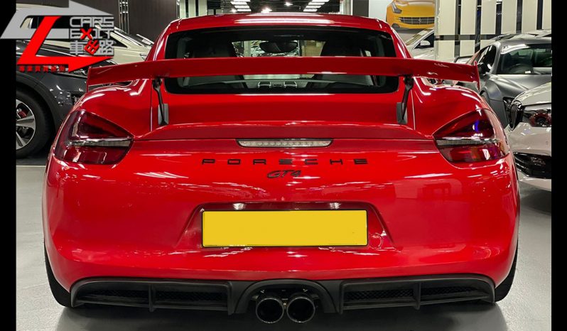 Porsche CAYMAN GT4 full